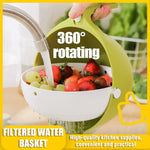 Load image into Gallery viewer, 360 Rotating Vegetable Strainer.