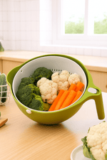 Load image into Gallery viewer, 360 Rotating Vegetable Strainer - EcoSpark Innovations
