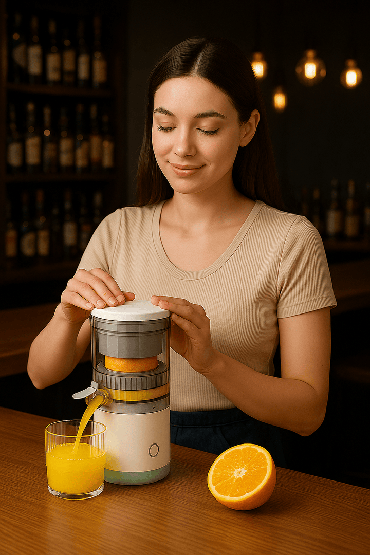 Portable Cold Press Juicer - EcoSpark Innovations